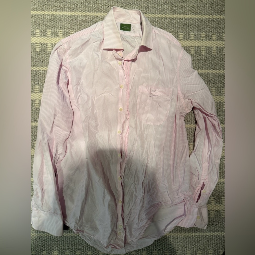 Sid Mashburn Light Pink Striped Button Down Shirt